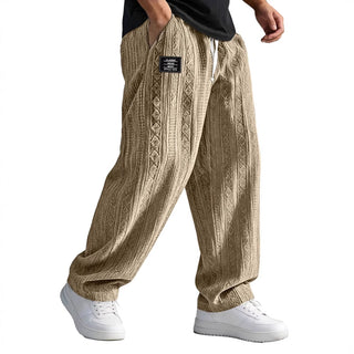 European And American Style Pocketed Straight-Leg Loose Lace-Up Sporty Casual Pants For SpringSummer
