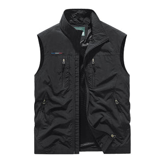 Big Size Men's Vest Outdoor Sports Fishing Sleeveless Jacket