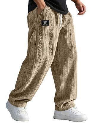 European And American Style Pocketed Straight-Leg Loose Lace-Up Sporty Casual Pants For SpringSummer