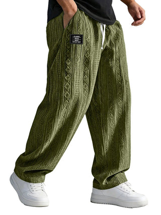 European And American Style Pocketed Straight-Leg Loose Lace-Up Sporty Casual Pants For SpringSummer