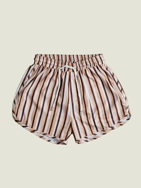 Men's Sport Casual Shorts Polyester Woven Quick-Dry All-Over Print Single-Layer Beach Shorts