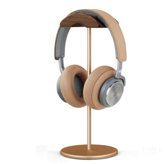Headphone Stand Holder Creative AirPods Max Headphone Rack Aluminum Hook Solid Wood Headphone Organizer