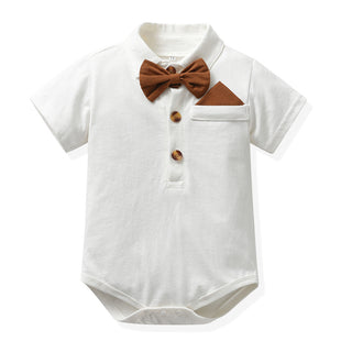 Boy's Short Sleeve T-Shirt Set, Fashionable and Stylish Baby Summer Outfit, Casual Kids Clothes for Toddlers