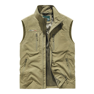 Big Size Men's Vest Outdoor Sports Fishing Sleeveless Jacket