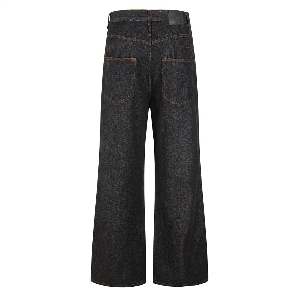 Original color denim bell bottom pants